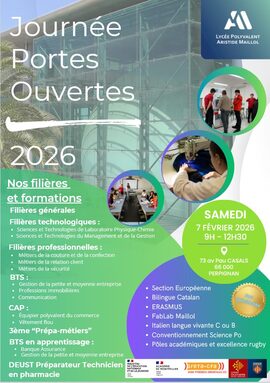 JPO LYCEE ARISTIDE MAILLOL 07.02.2026